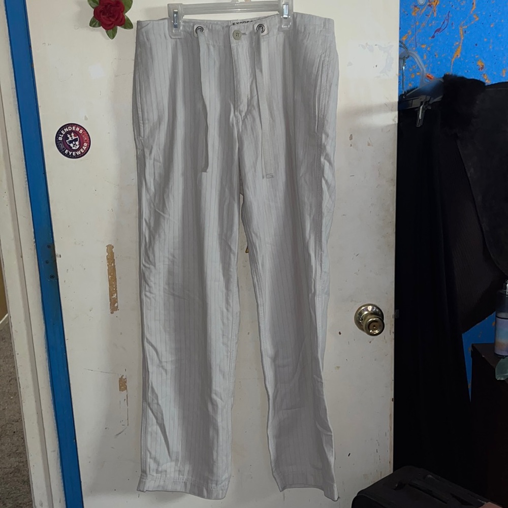 donating soon🚩 Vintage Linen Express Pants